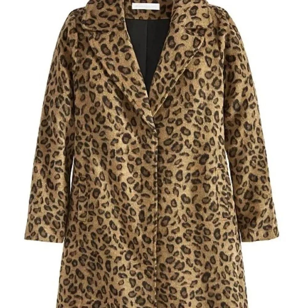 Adyson Parker Cheetah print coat, size XS